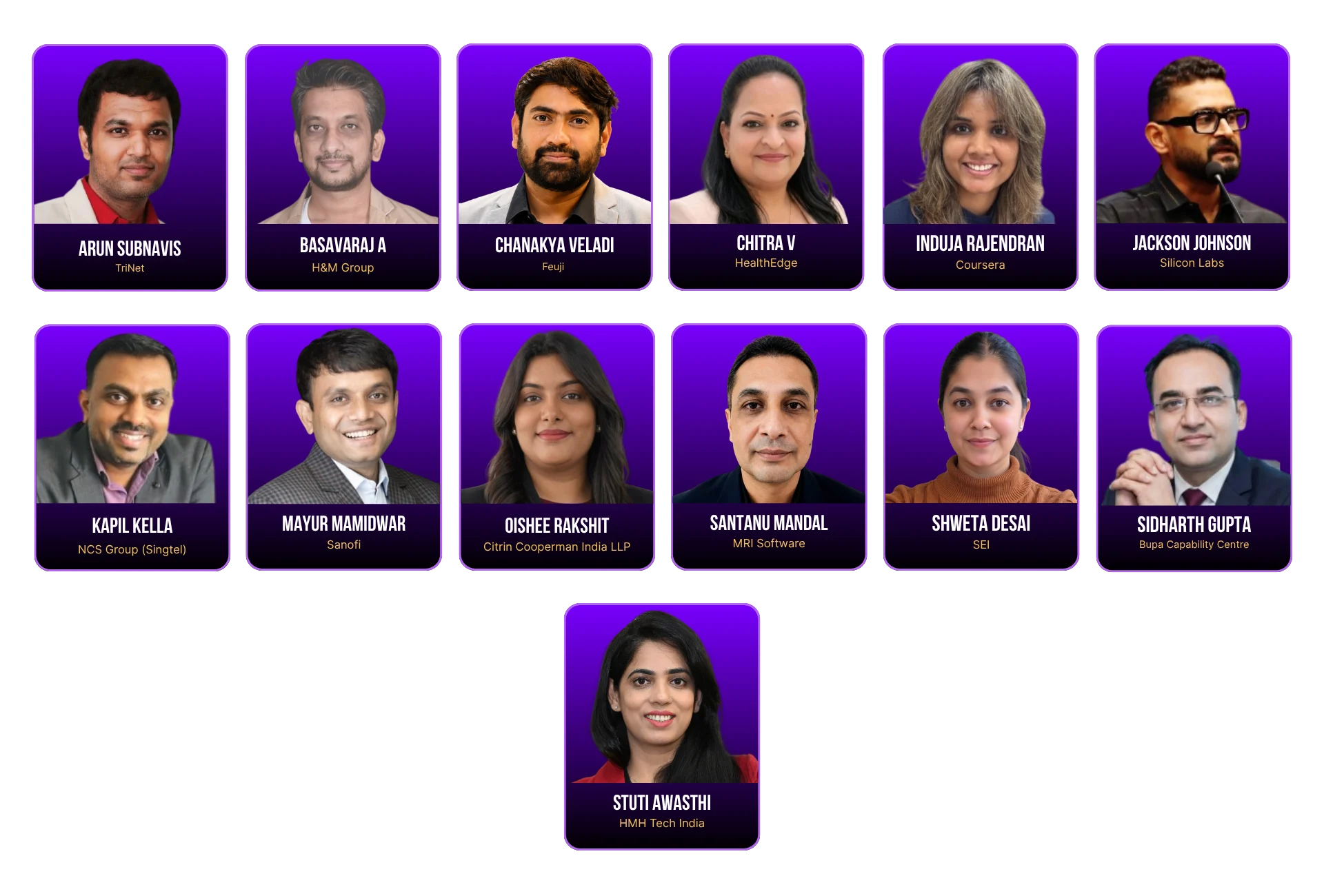 TA Leader Winners - GCC Workplace Awards